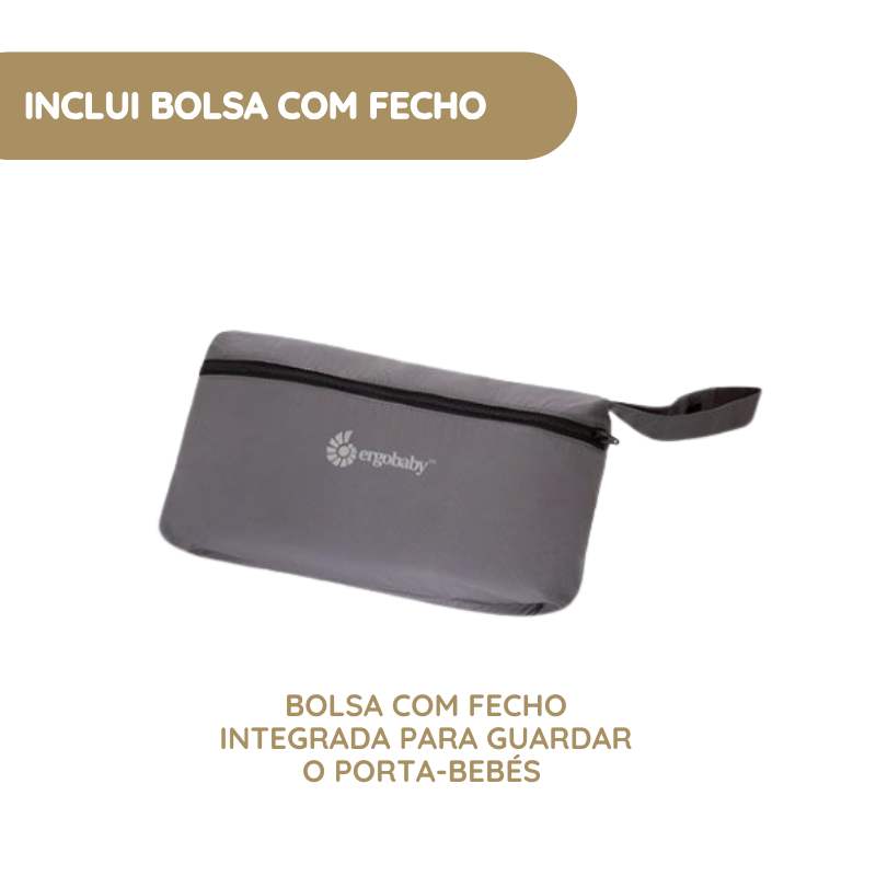Ergobaby Mochila Portabebé Away - Gris grafito