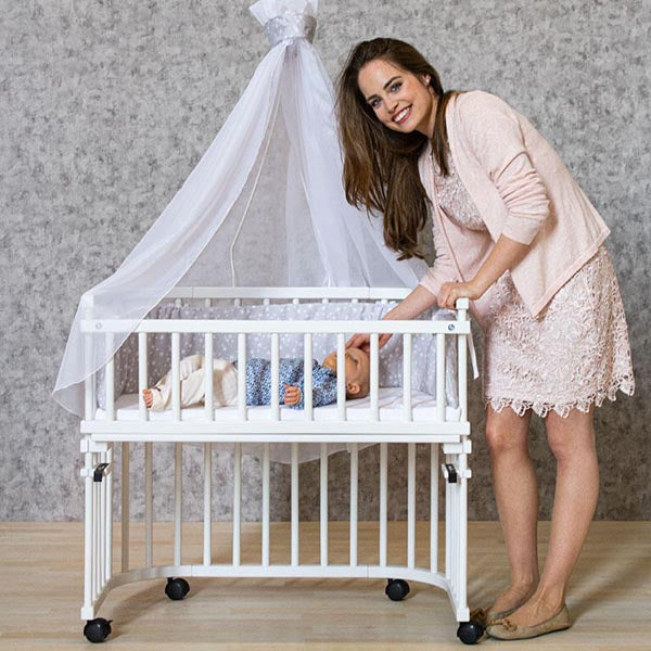 Babybay Cama Co-Sleep Original - lacado branco