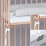 Babybay Cama Co-Sleep Boxspring - natural sem tratamento