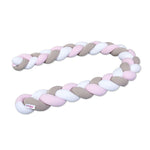 Babybay Rolo Trançado para todos os modelos - branco/beige/rosado