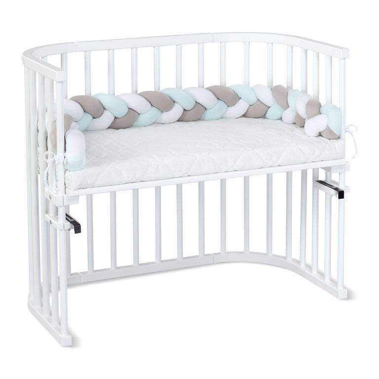 Babybay Rolo Trançado para todos os modelos - branco/beige/aqua