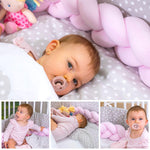 Babybay Rolo Trançado para todos os modelos - branco/beige/rosado