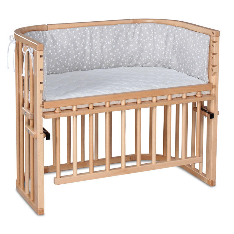 Babybay Cama Co-Sleep Maxi Comfort Plus - lacado natural