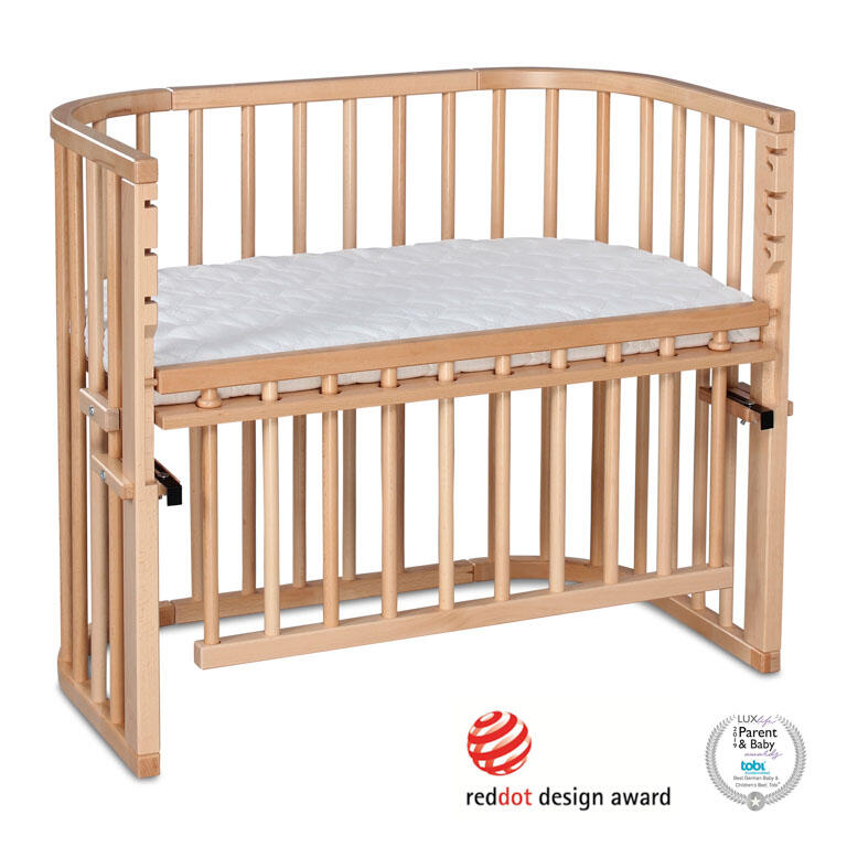Babybay Cama Co-Sleep Maxi Comfort Plus - lacado natural
