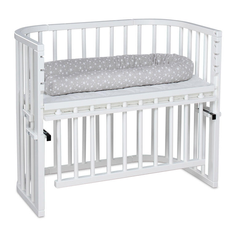 Babybay Cama Co-Sleep Maxi Comfort Plus - lacado branco