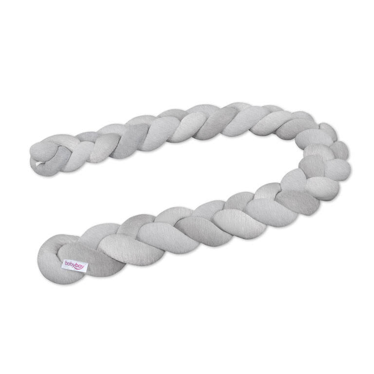 Babybay Rolo Trançado para todos os modelos - cinza claro mesclado