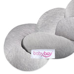 Babybay Rolo Trançado para todos os modelos - cinza claro mesclado