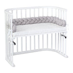 Babybay Rolo Trançado para todos os modelos - cinza claro mesclado