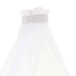 Babybay Dossel - cinza estrelas brancas