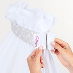 Babybay Dossel - cinza estrelas brancas