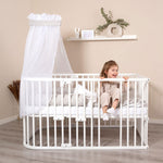 Babybay Dossel - cinza estrelas brancas