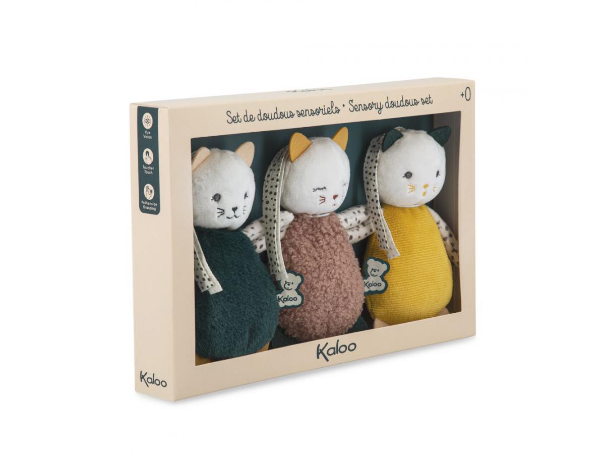 Kaloo Stimuli Conjunto 3 Gatinhos Sensoriais