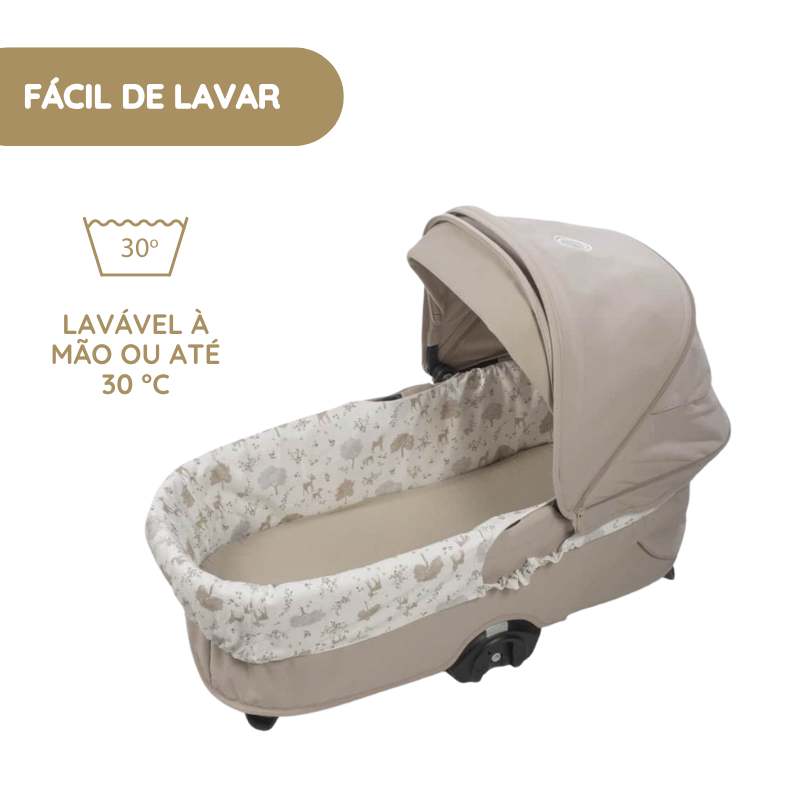 Pasito a Pasito Nara Conjunto Capa + Lençol para Alcofa