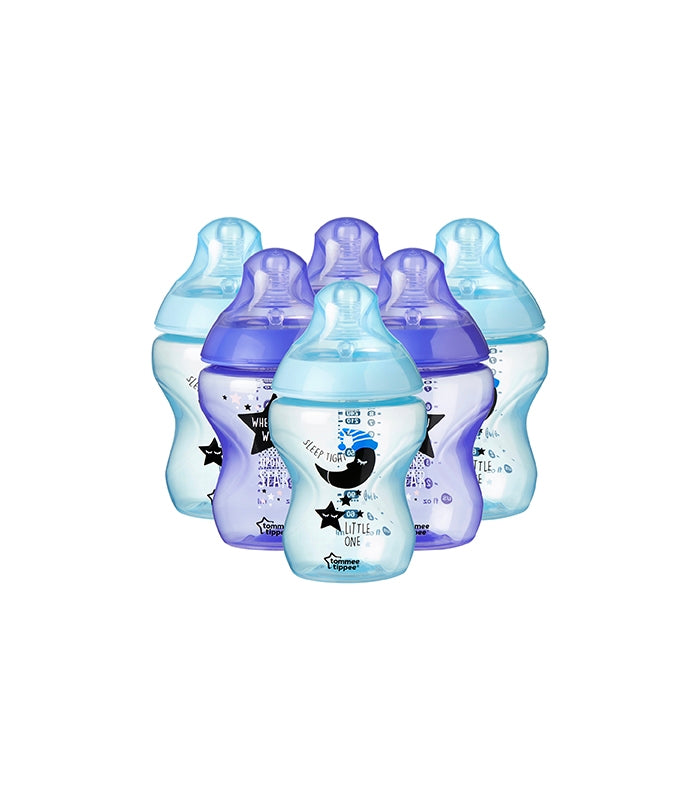 Tommee Tippee Biberão 260ml x6 Catch Me Quick Menino