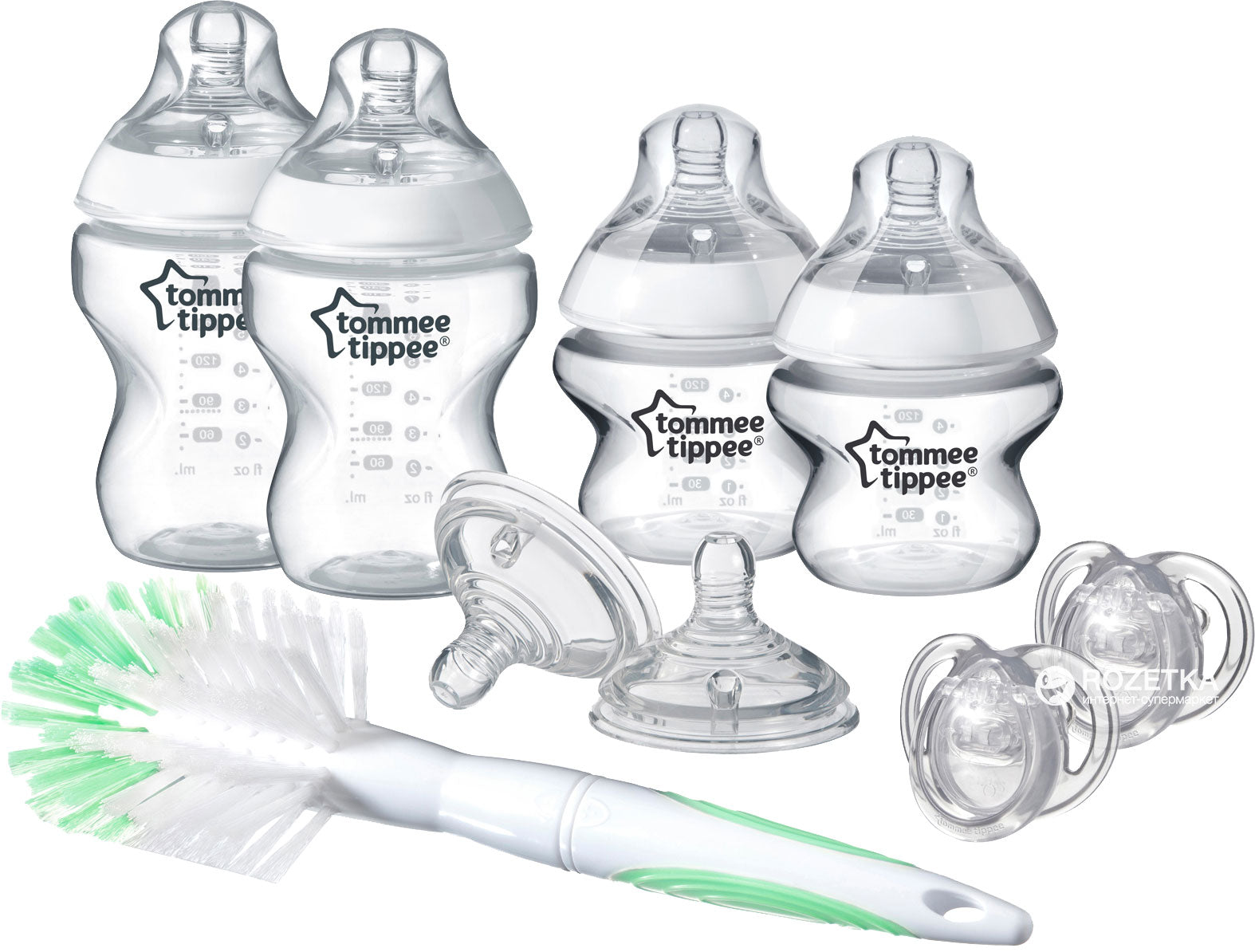Tommee Tippee Closer To Nature Kit Biberões Branco