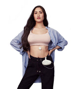 Bomba Tira Leite Elétrica Stride da Elvie - Dupla - Silenciosa, Portátil, mãos-livres, fácil de montar e de limpar e controlo por app