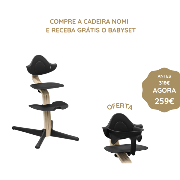 Stokke Nomi Cadeira Evolutiva (Faia) - Black