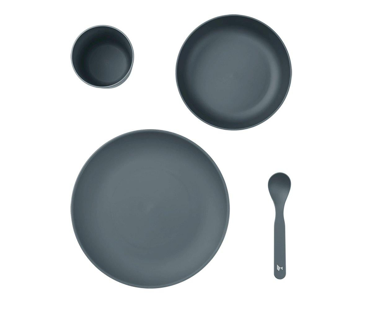 Fabelab - Conjunto de Alimentação 4pçs - Blue Spruce
