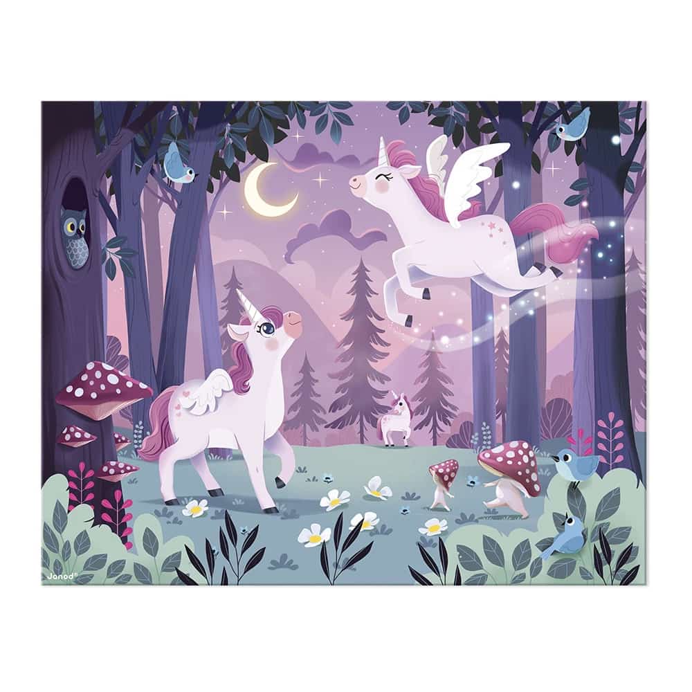 Janod Puzzle Unicórnio