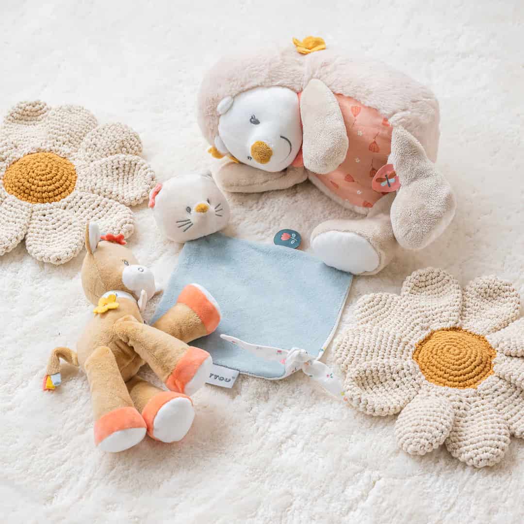 Nattou Mila, Zoe & Lana - Boneco - Ouriço - Zoe