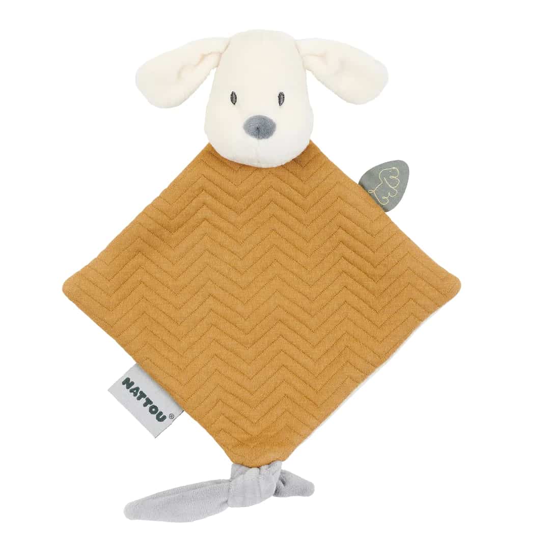 Nattou Charlie - Mini Doudou - Caramel