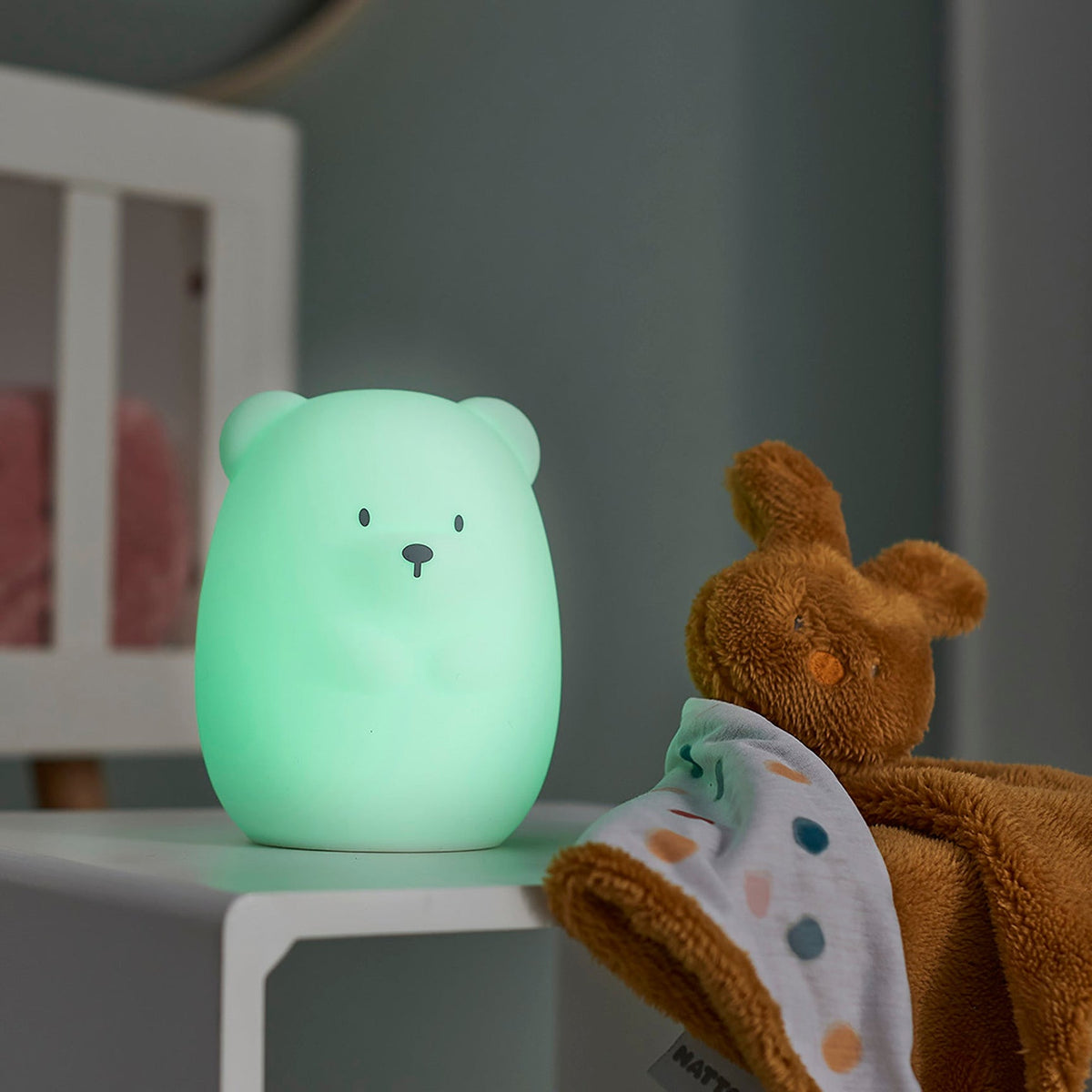 Nattou Luz de Presença 16cm - Urso