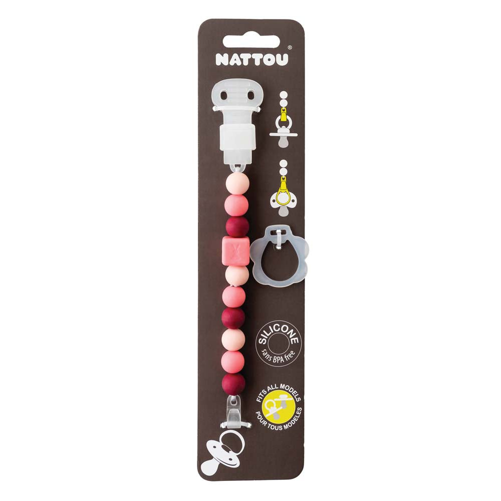 Nattou Corrente Xuxa Silicone - Rosa