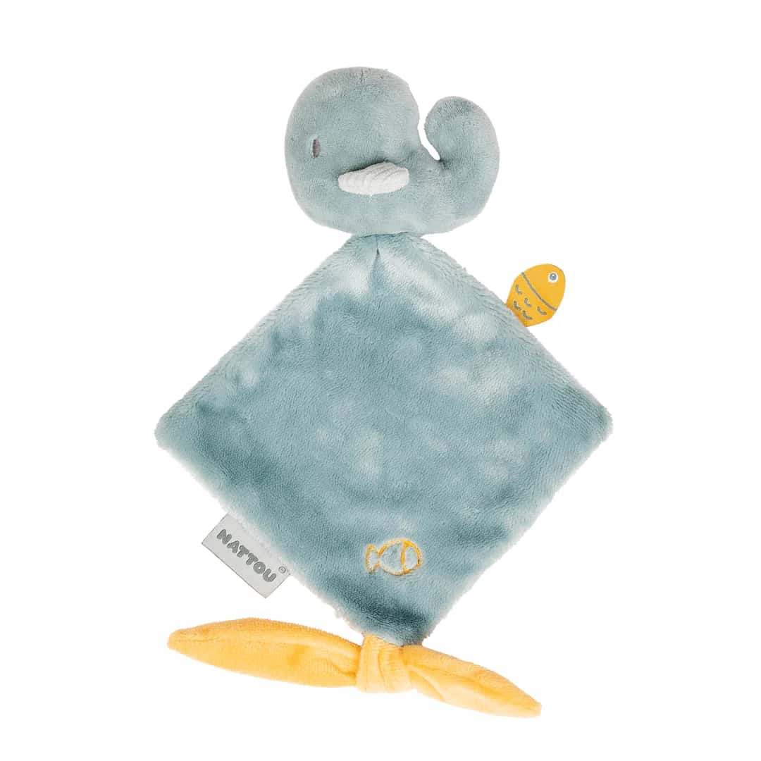 Nattou Romeo,Jules & Sally - Mini Doudou - Baleia - Sally