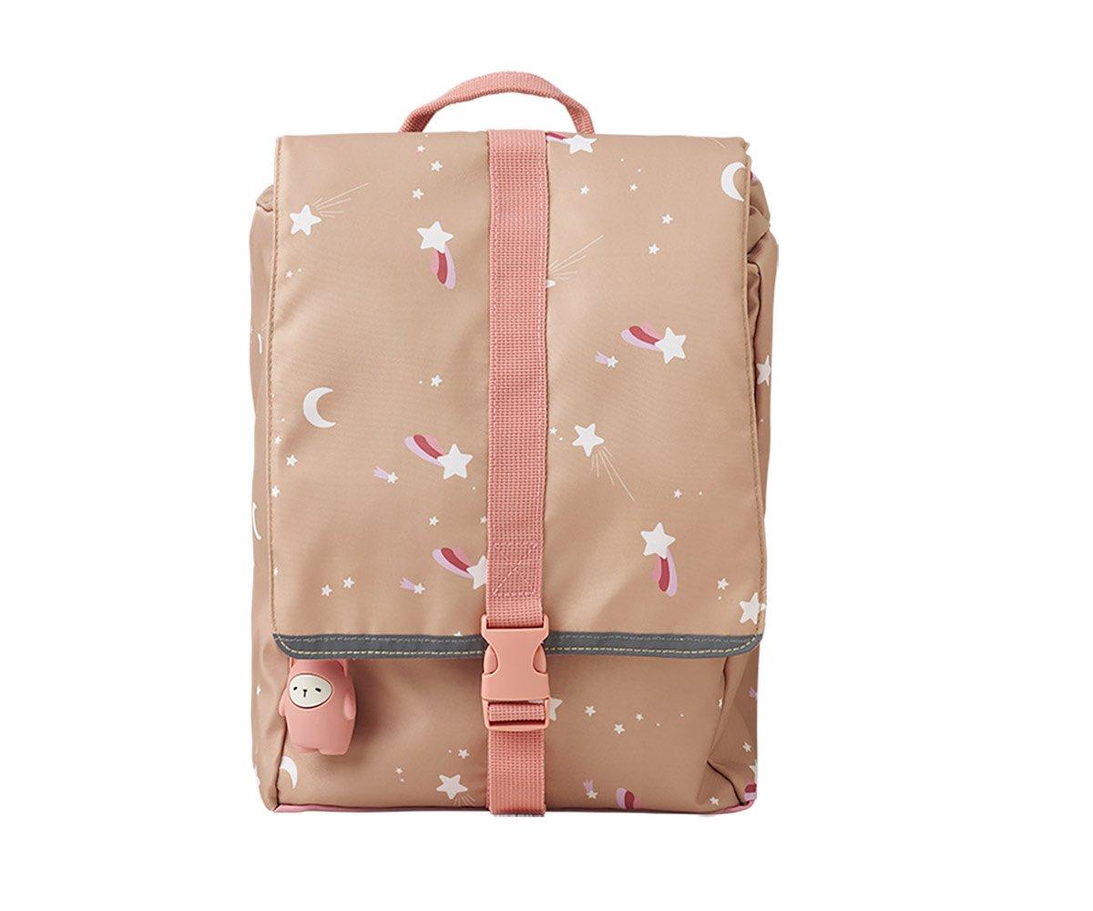Fabelab - Mochila Escolar Pequena - Shooting Star Caramel