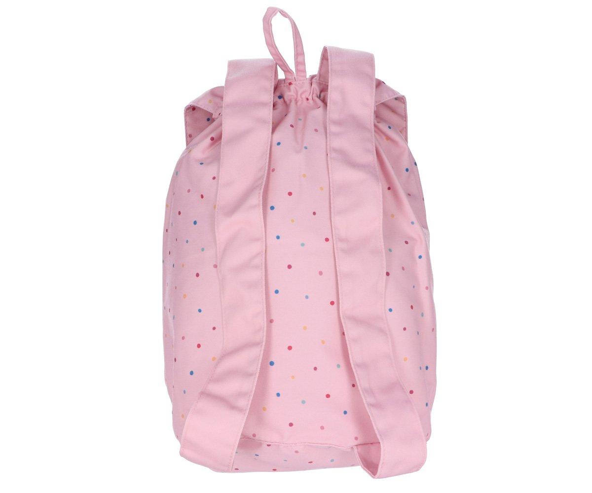 Tutete Mochila Grande em Tecido - Dots Pink
