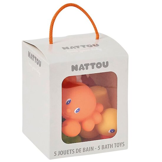Nattou Bonecos Banho - 5 Figuras