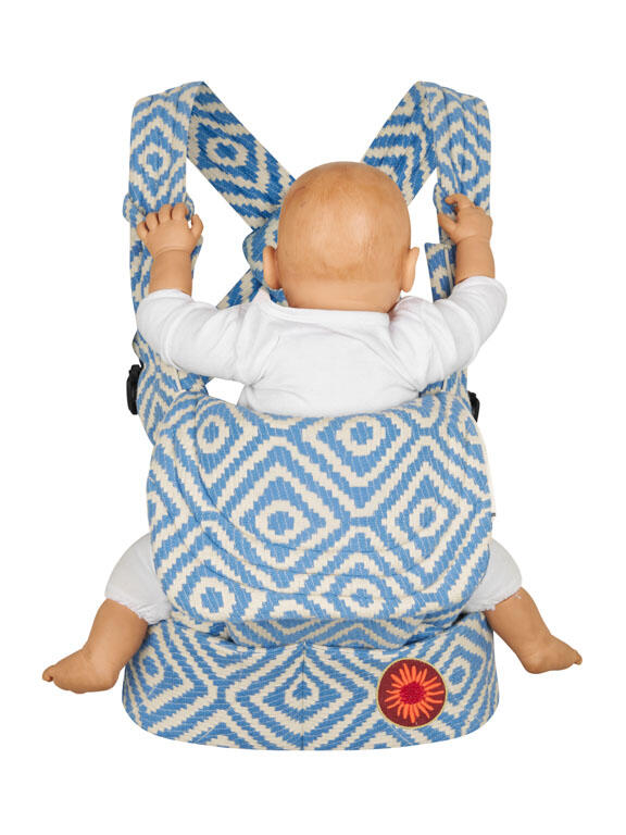 Moova Mochila Porta-bebé Balance - Blue Mosaic