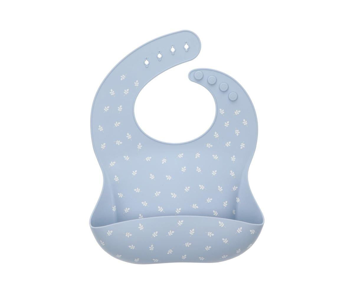 Tutete Babete em Silicone - Leaves Blue