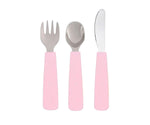 We Might Be Tiny Conjunto 3 talheres Feedie - Rosa Empolvado