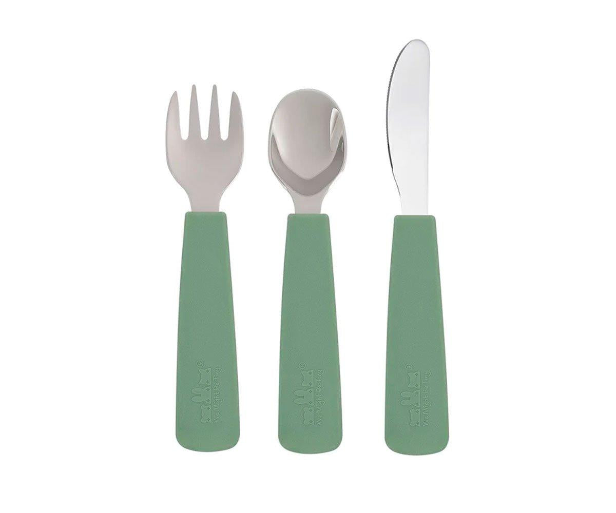 We Might Be Tiny Conjunto 3 talheres Feedie - Sage