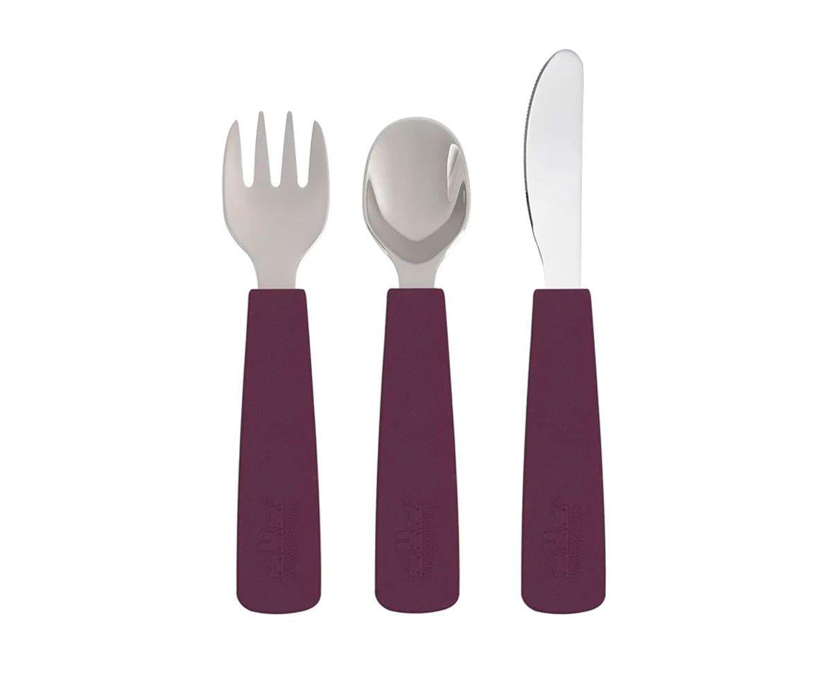 We Might Be Tiny Conjunto 3 talheres Feedie - Plum