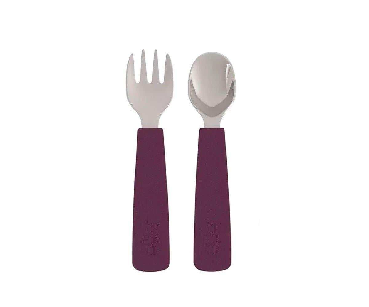 We Might Be Tiny Conjunto 2 talheres Feedie - Plum