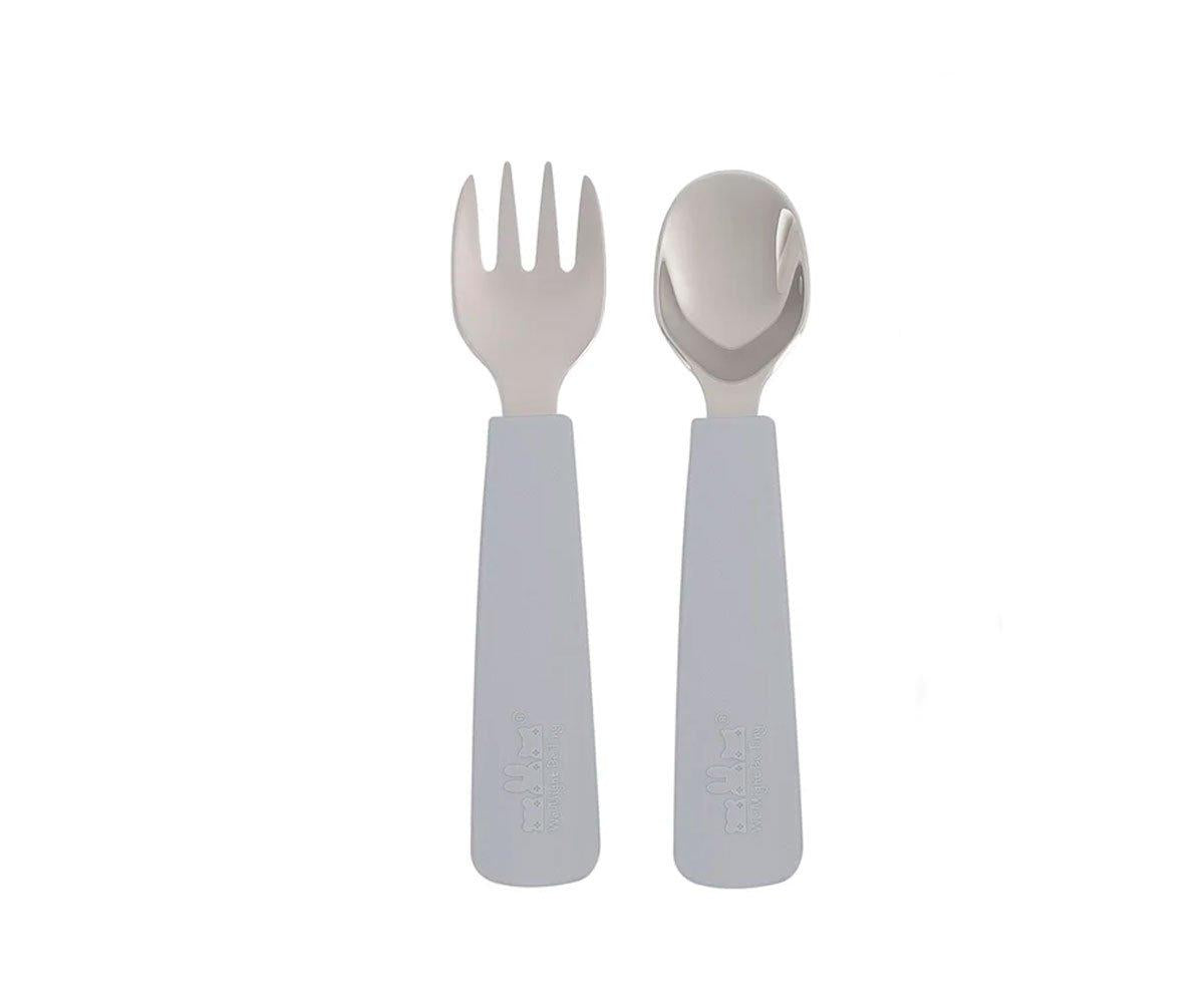 We Might Be Tiny Conjunto 2 talheres Feedie - Gris