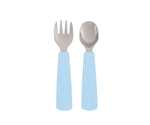 We Might Be Tiny Conjunto 2 talheres Feedie - Azul Empolvado