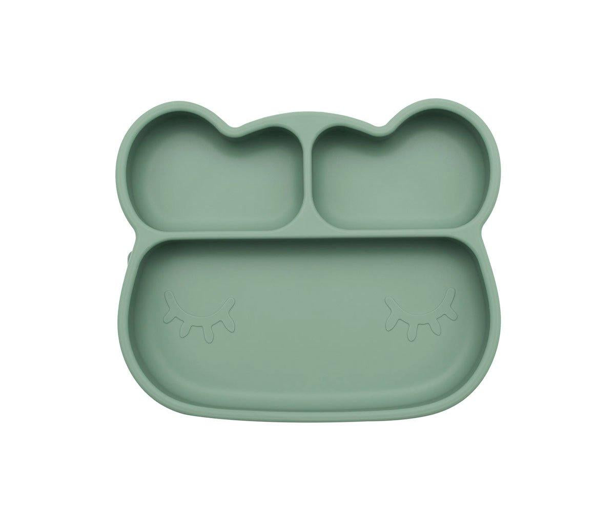 We Might Be Tiny - Prato com Ventosa Urso - Sage