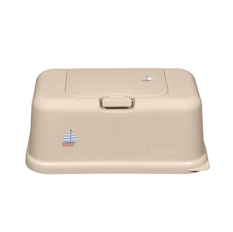 FunkyBox - Dispensador de Toalhitas Mate - Beige Barco