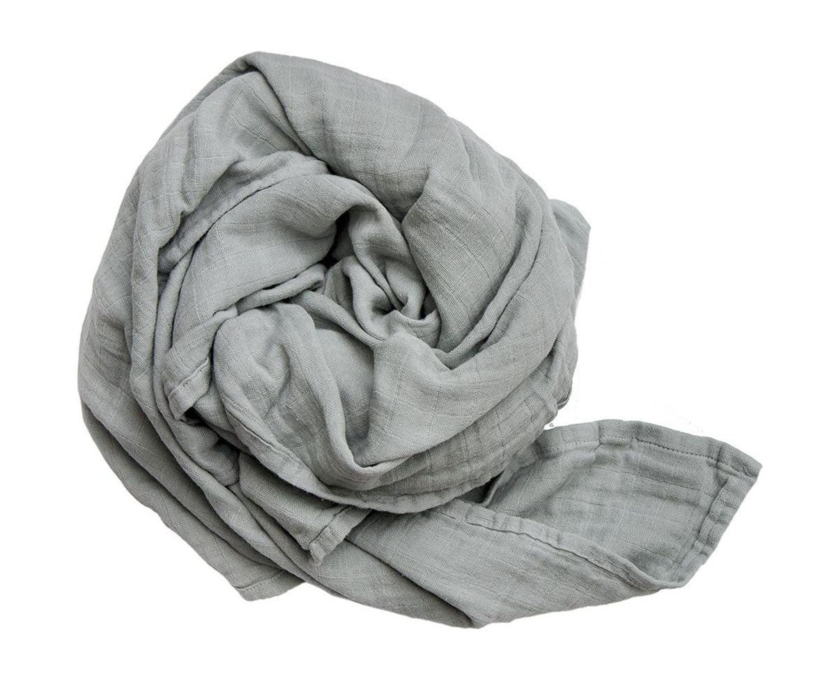 Fabelab - Musselina 120x120 - Foggy Blue