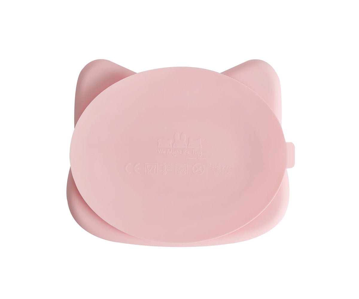 We Might Be Tiny - Prato com Ventosa Gato - Rosa