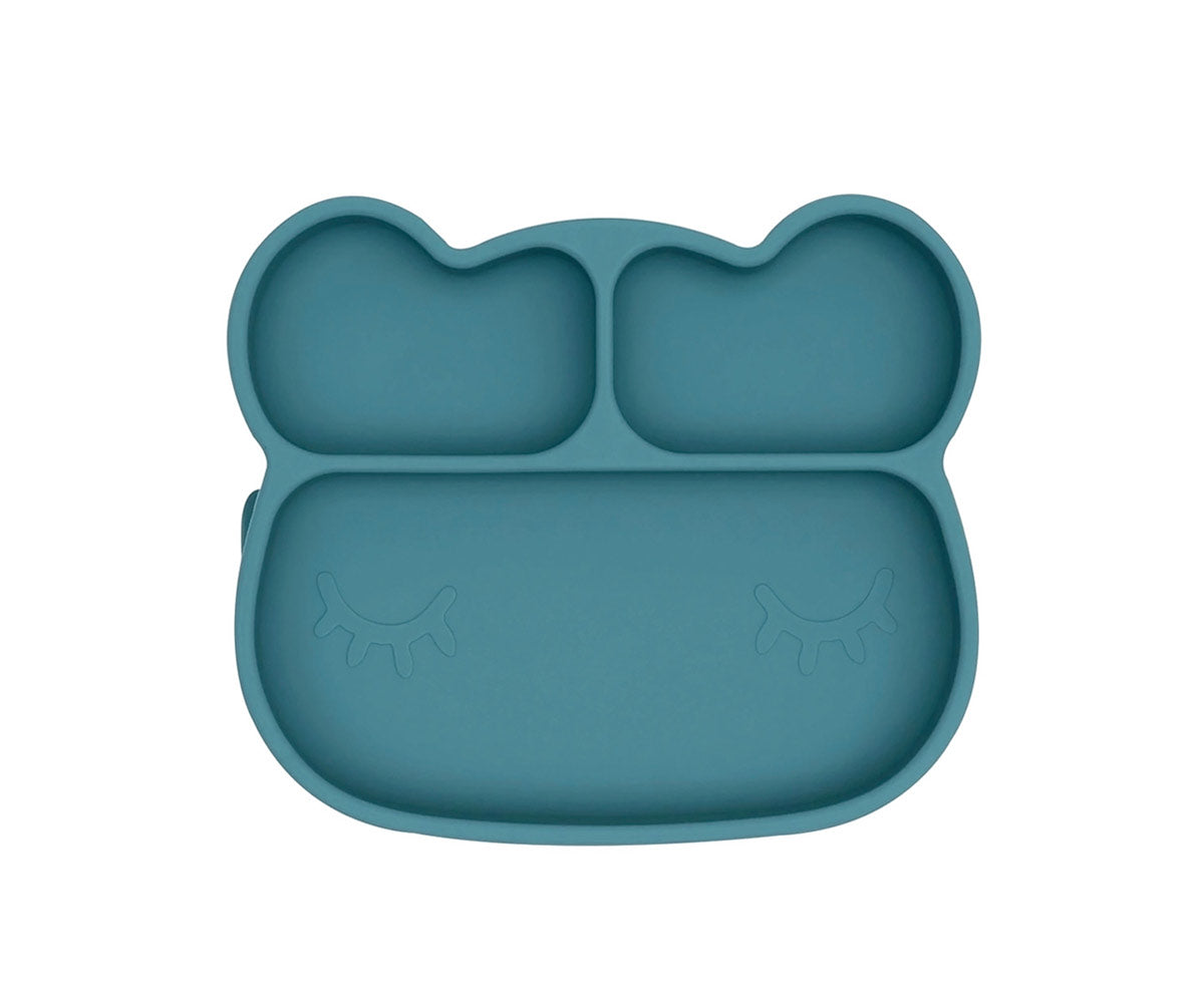 We Might Be Tiny - Prato com Ventosa Urso - Azul Dusk