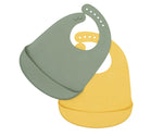 We Might Be Tiny - Babetes de Silicone 2uni. - Sage & Amarelo