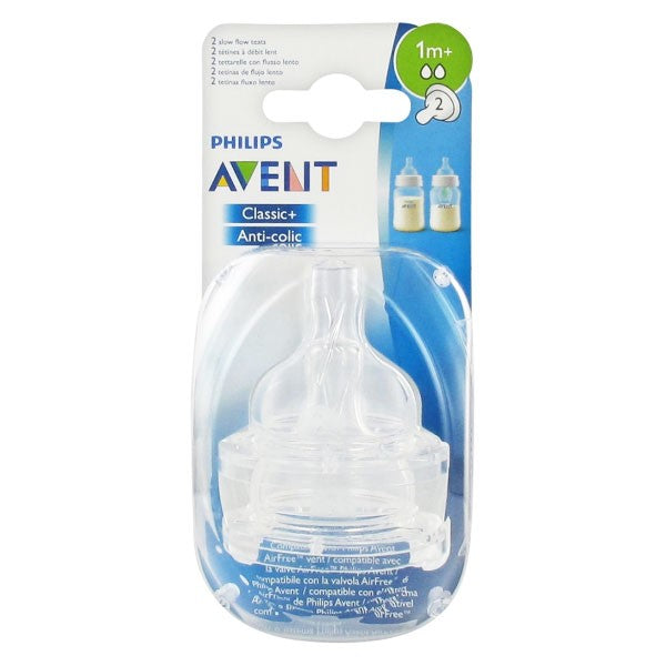 Philips Avent Classic+ Tetinas Fluxo Lento 
