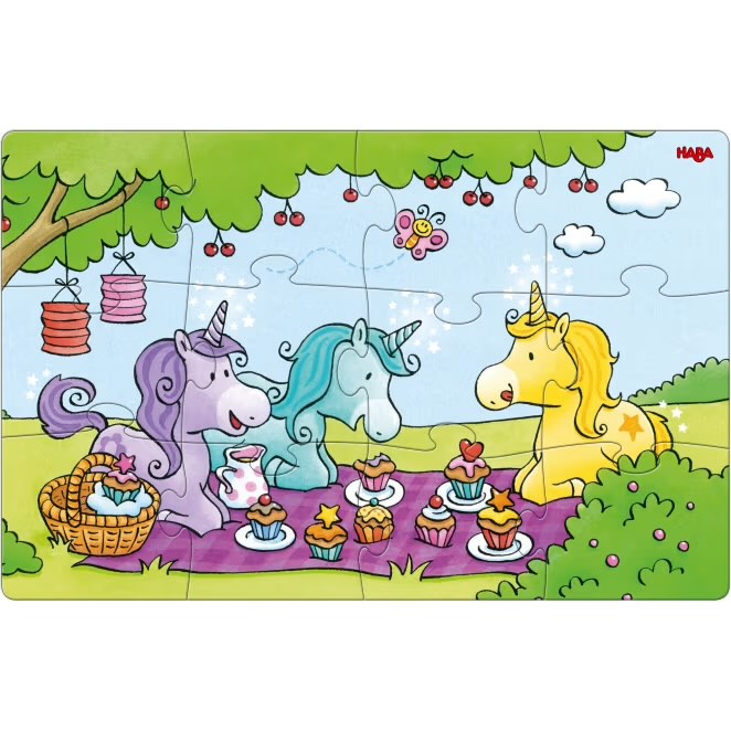 Haba - Puzzles Flash Unicórnio