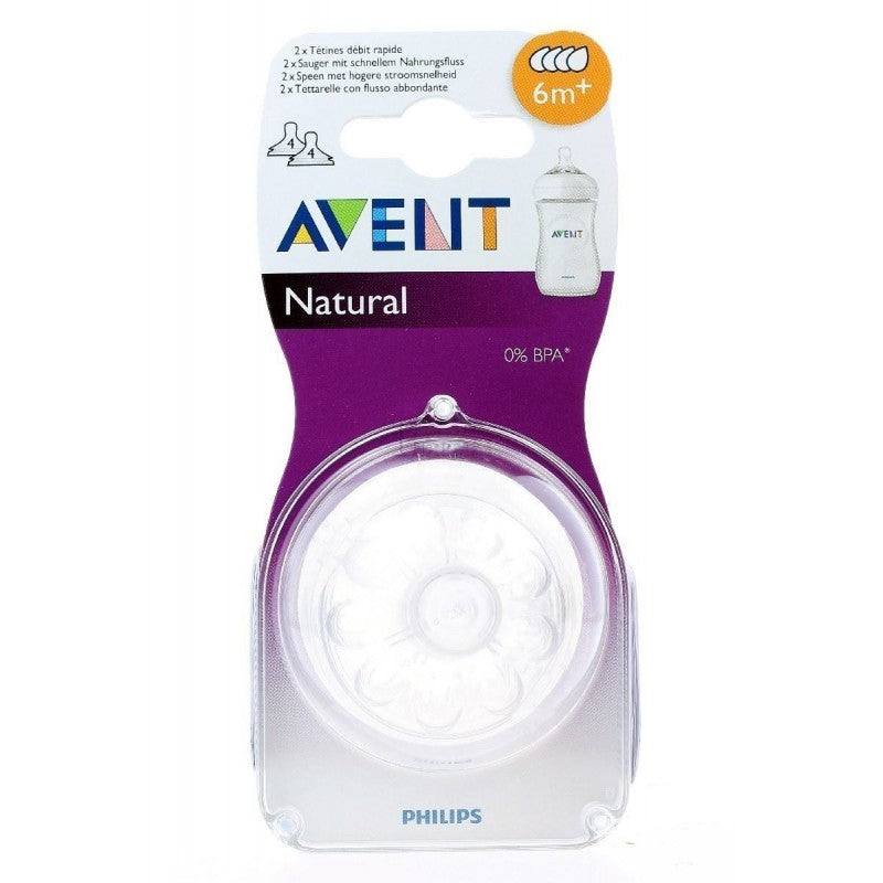 Philips Avent Natural Tetinas Fluxo Rápido 
