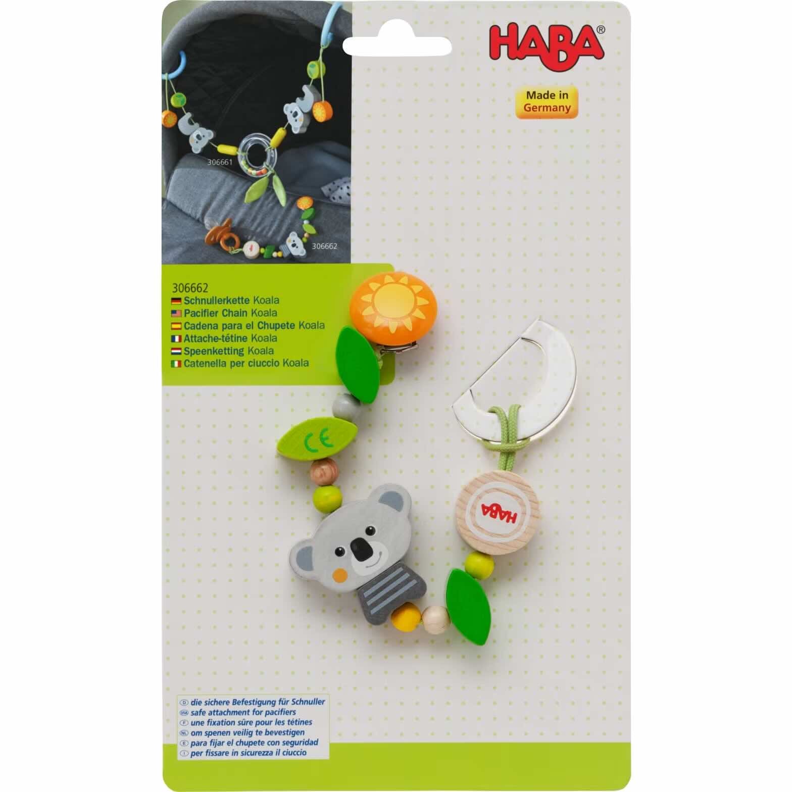 Haba - Corrente de Chupeta Coala