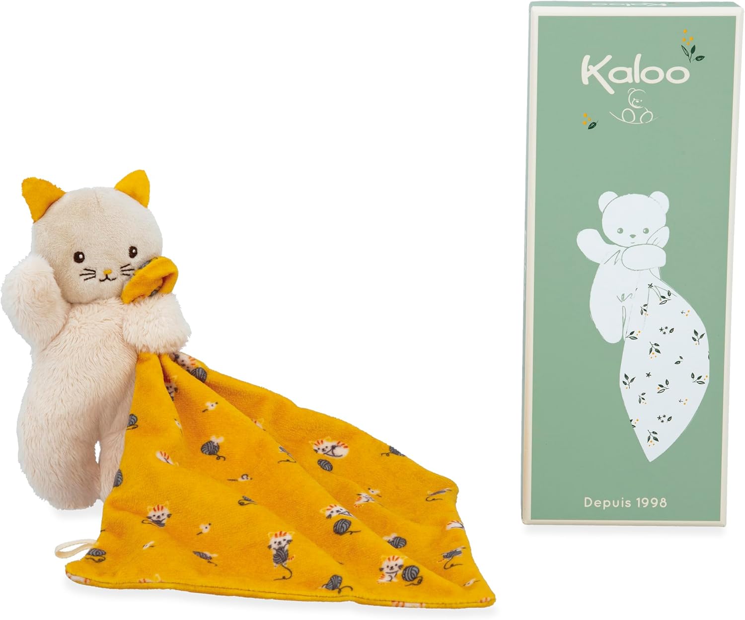 Kaloo Doudou Cão - Amarelo